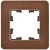 BRITE Рамка 1-местная РУ-1-1-Бр металл коричневый RE AL IEK
