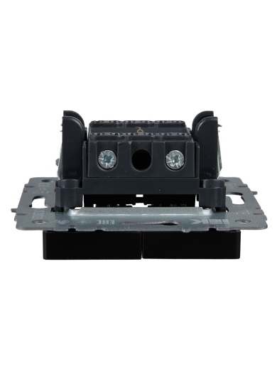 BRITE Выключатель жалюзи 10А ВС10-1-5-БрЧ черный IEK