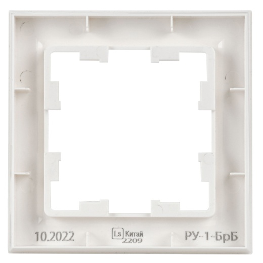 BRITE Рамка 1-местная РУ-1-БрБ белый IEK