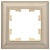 BRITE Рамка 1-местная РУ-1-Бр бежевый/шампань IEK