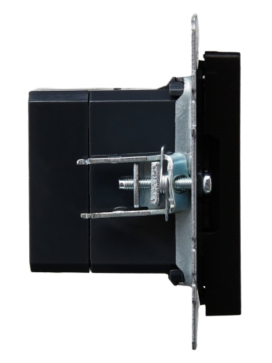 BRITE Розетка USB A+A 5В 3,1А РЮ10-1-БрЧ черный IEK