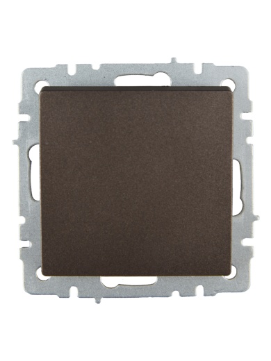 BRITE Выключатель 1-клавишный перекрестный 10А ВС10-1-3-БрТБ темная бронза IEK