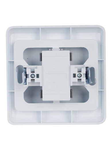 VEGA Выключатель 1-клавишный с индикацией ВС10-1-1-ВБ 10А белый IEK