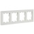 BRITE Рамка 4-местная РУ-4-БрБ белый IEK
