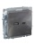 BRITE Розетка USB A+C 18Вт РЮ11-1-БрС сталь IEK