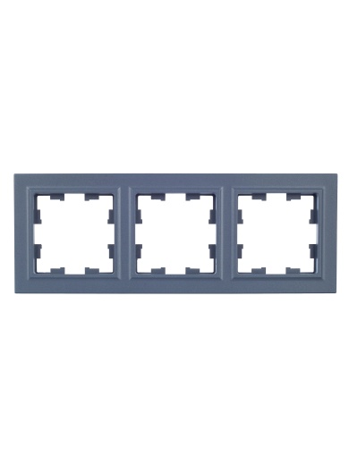 BRITE Рамка 3-местная РУ-3-БрМ маренго IEK