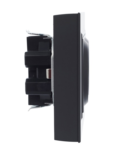 BRITE Розетка 2-местная с заземлением с защитными шторками 16А в сборе РСш12-3-БрГ графит IEK