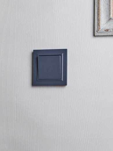 BRITE Выключатель 1-клавишный 10А ВС10-1-0-БрМ маренго IEK