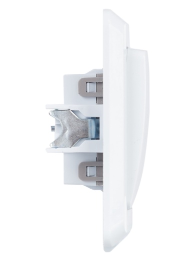 VEGA Выключатель 1-клавишный проходной ВСп10-1-0-ВБ 10А белый IEK