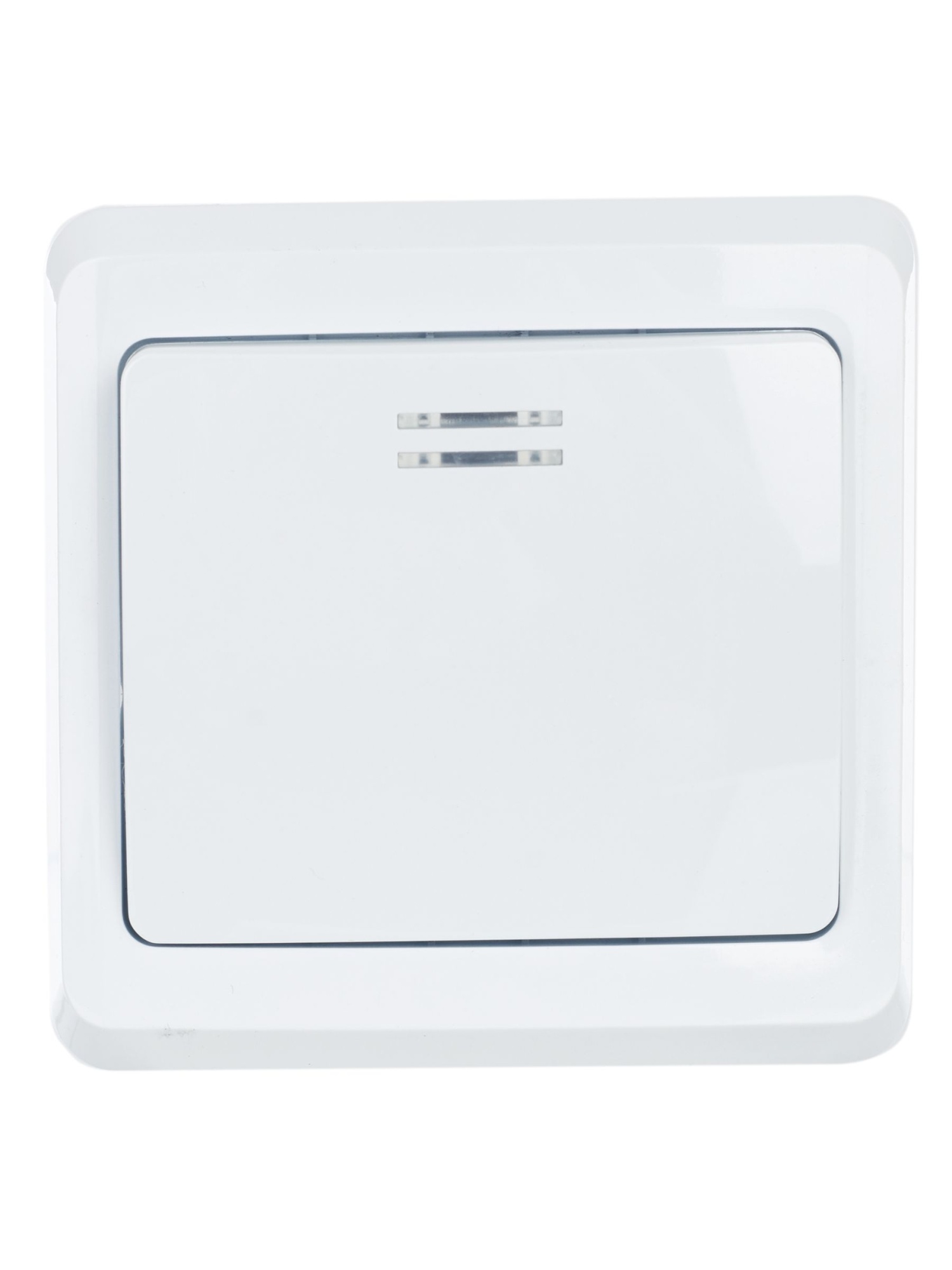 VEGA Выключатель 1-клавишный с индикацией ВС10-1-1-ВБ 10А белый IEK