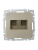 BRITE Розетка двойная RJ11+RJ45 кат.5E РК/Т12-БрШ шампань IEK