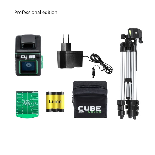 Построитель лазерных плоскостей ADA Cube 360 Green Professional Edition