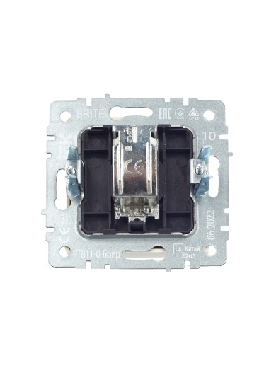 BRITE Розетка TV оконечная РТВ11-0-БрКр бежевый IEK