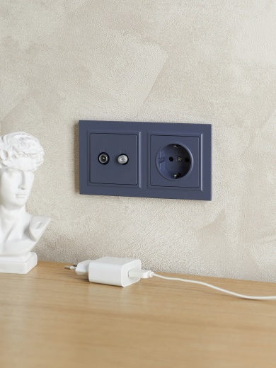 BRITE Рамка 2-местная РУ-2-БрМ маренго IEK