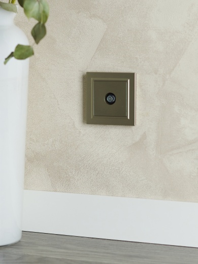 BRITE Розетка TV оконечная РТВ11-0-БрШ шампань IEK