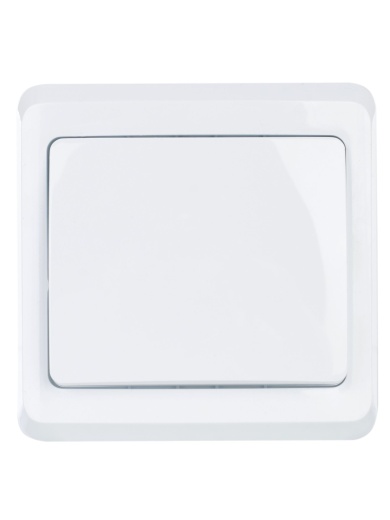 VEGA Выключатель 1-клавишный ВС10-1-0-ВБ 10А белый IEK