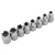 Набор инструментов, 1/4", 1/2", Cr-V, S2, усиленный кейс, 119 предметов Stels