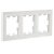 BRITE Рамка 3-местная РУ-3-БрБ белый IEK